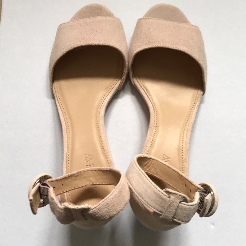 J. Crew laila suede wedge sandals Sz 6